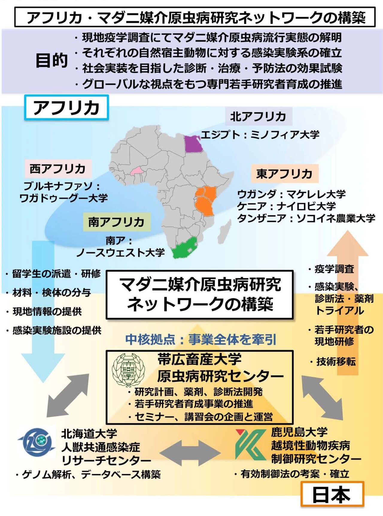 研究拠点形成事業（Core-to-Core Program）】アフリカにおける